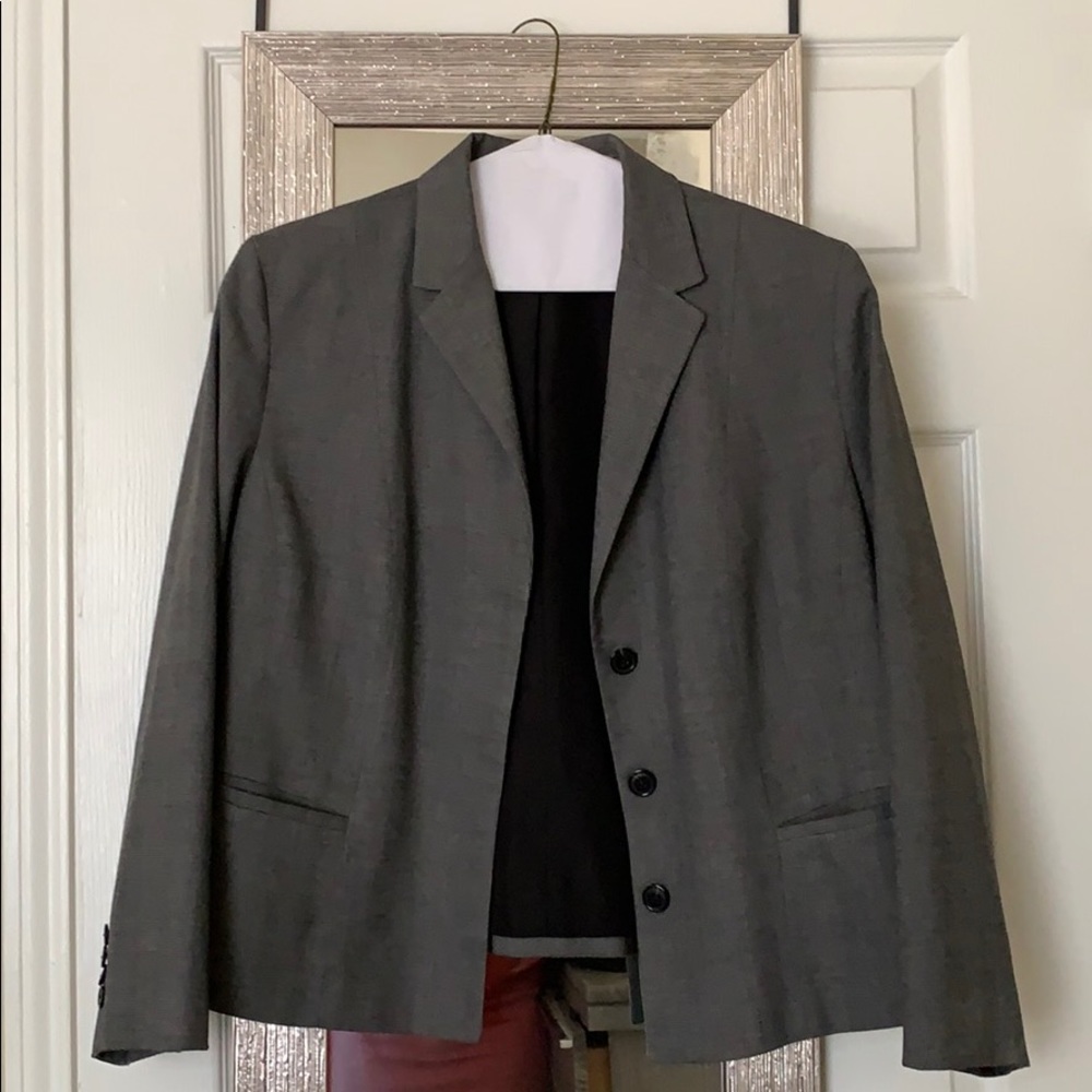 Gray Ann Taylor Blazer
